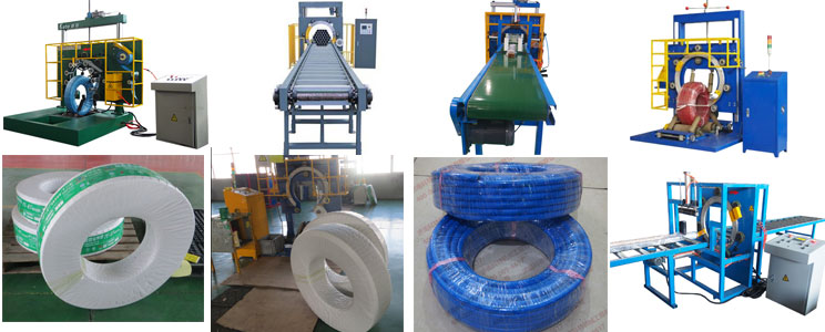 立式膠管纏繞包裝機適用產品